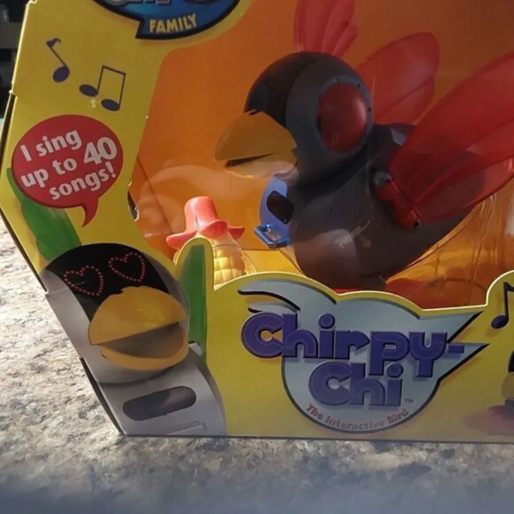 VTG Chirpy-Chi The Interactive Bird 2001 Sega Toys Hasbro‎ Tiger Electronics New